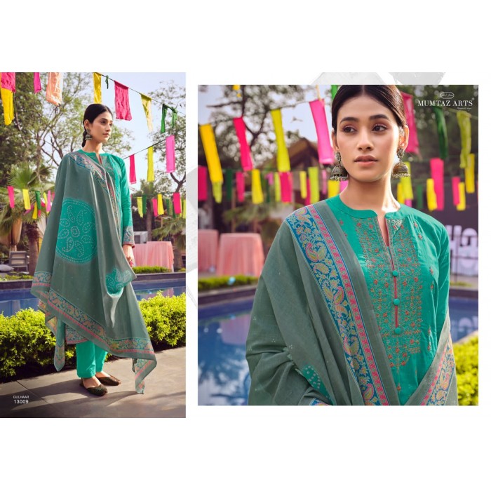 Mumtaz Arts Gulhaar Pure Lawn Cotton Dress Materials